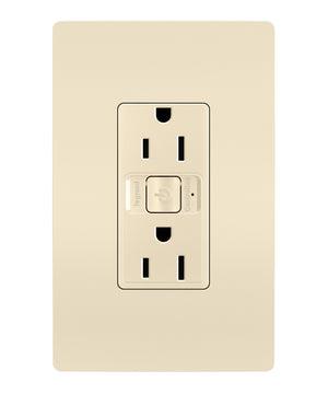 Legrand - WNRR15LA - Smart 15A Outlet with Netatmo - radiant - Light Almond