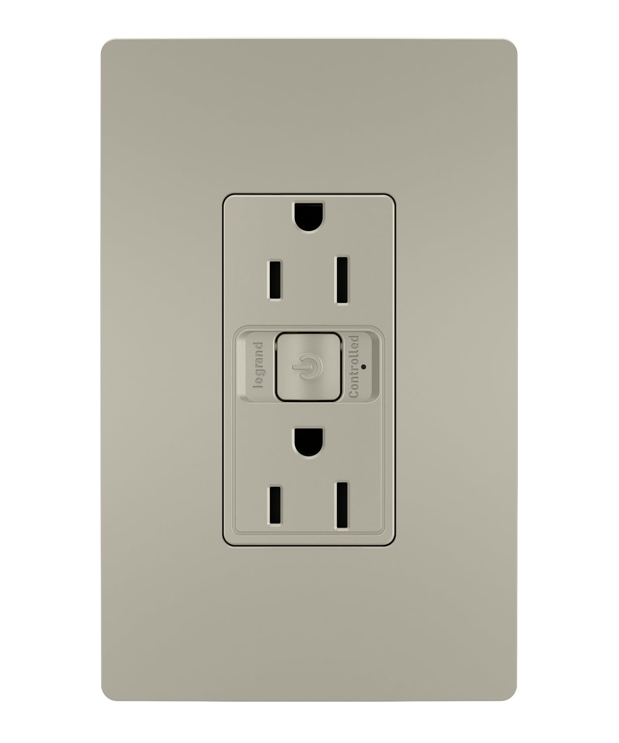 Legrand - WNRR15NI - Smart 15A Outlet with Netatmo - radiant - Nickel