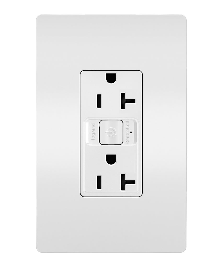 Legrand - WNRR20WH - Smart 20A Outlet with Netatmo - radiant - White