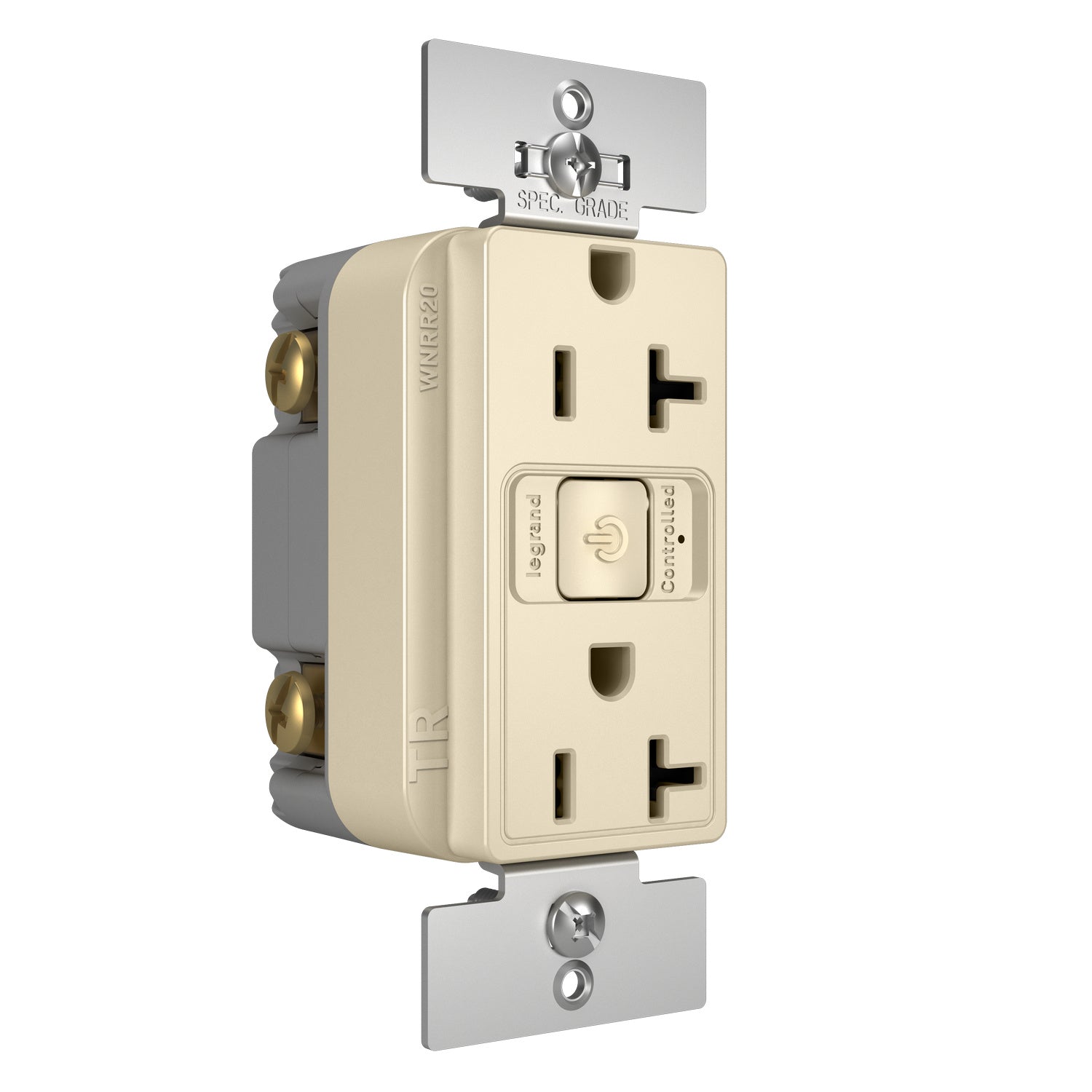 Legrand - WNRR20LA - 20A Outlet - radiant - Light Almond