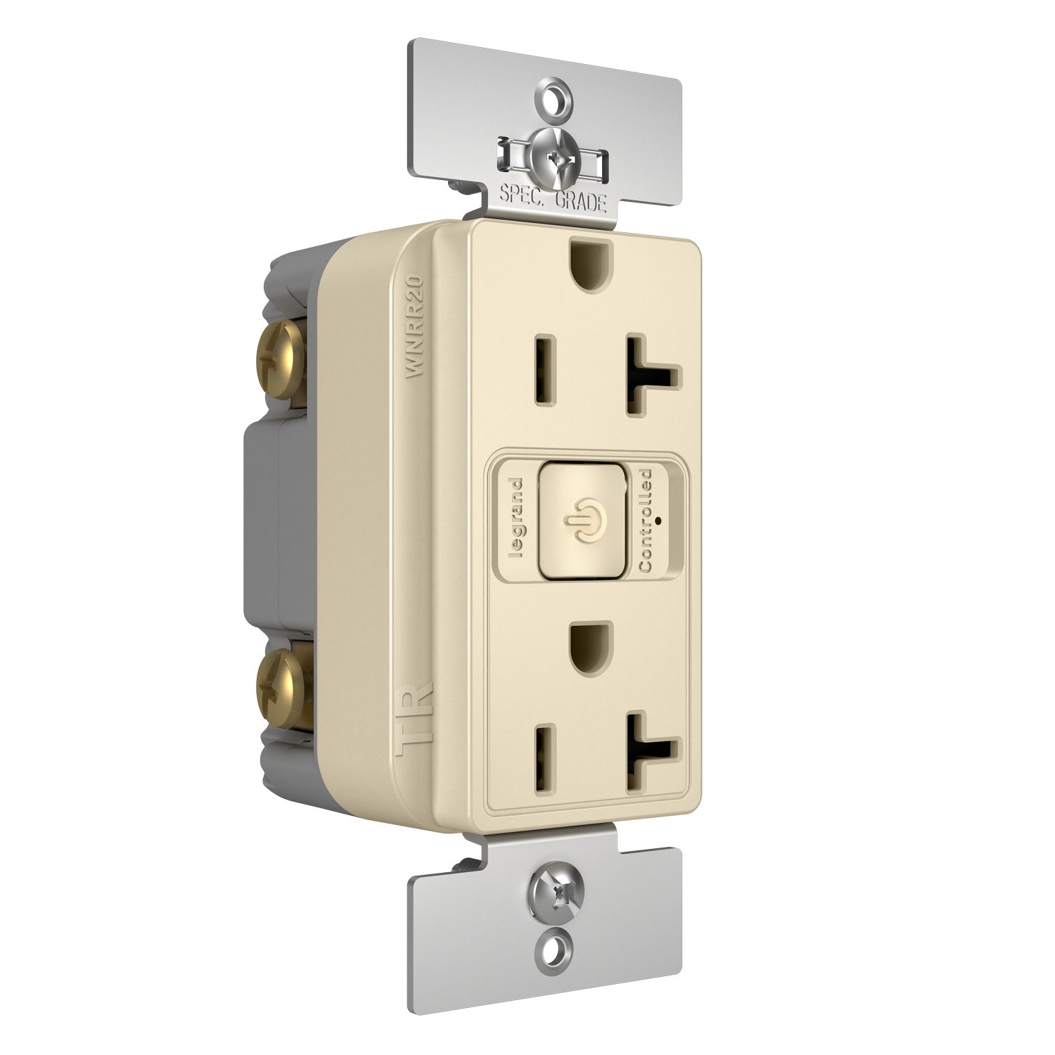 Legrand - WNRR20LA - Smart 20A Outlet with Netatmo - radiant - Light Almond