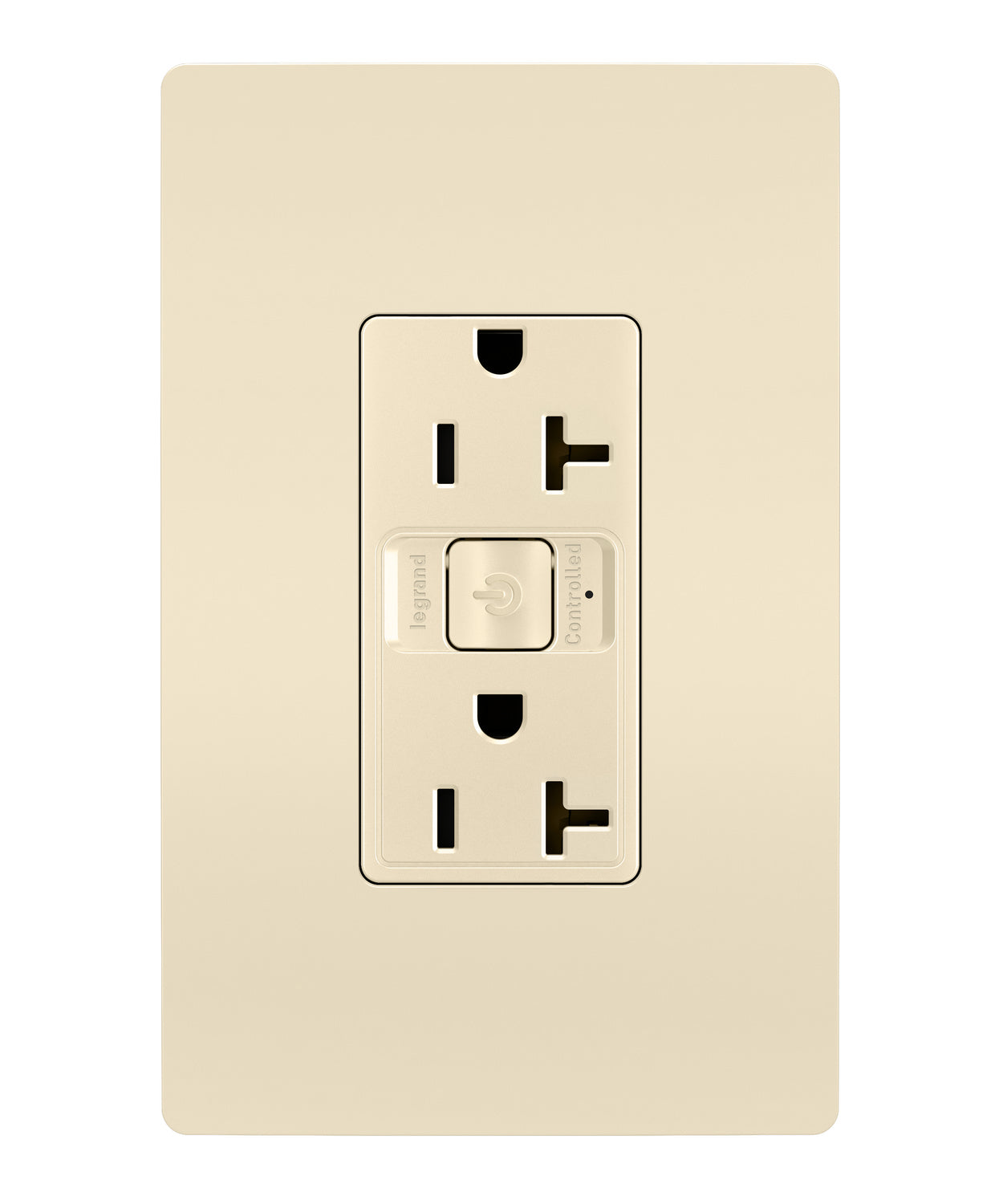 Legrand - WNRR20LA - 20A Outlet - radiant - Light Almond