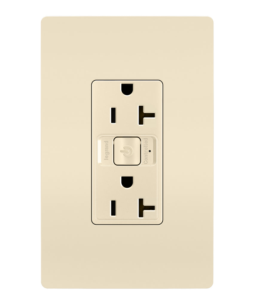 Legrand - WNRR20LA - Smart 20A Outlet with Netatmo - radiant - Light Almond