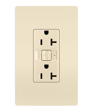 Legrand - WNRR20LA - Smart 20A Outlet with Netatmo - radiant - Light Almond