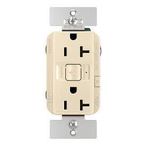 Legrand - WNRR20LA - Smart 20A Outlet with Netatmo - radiant - Light Almond