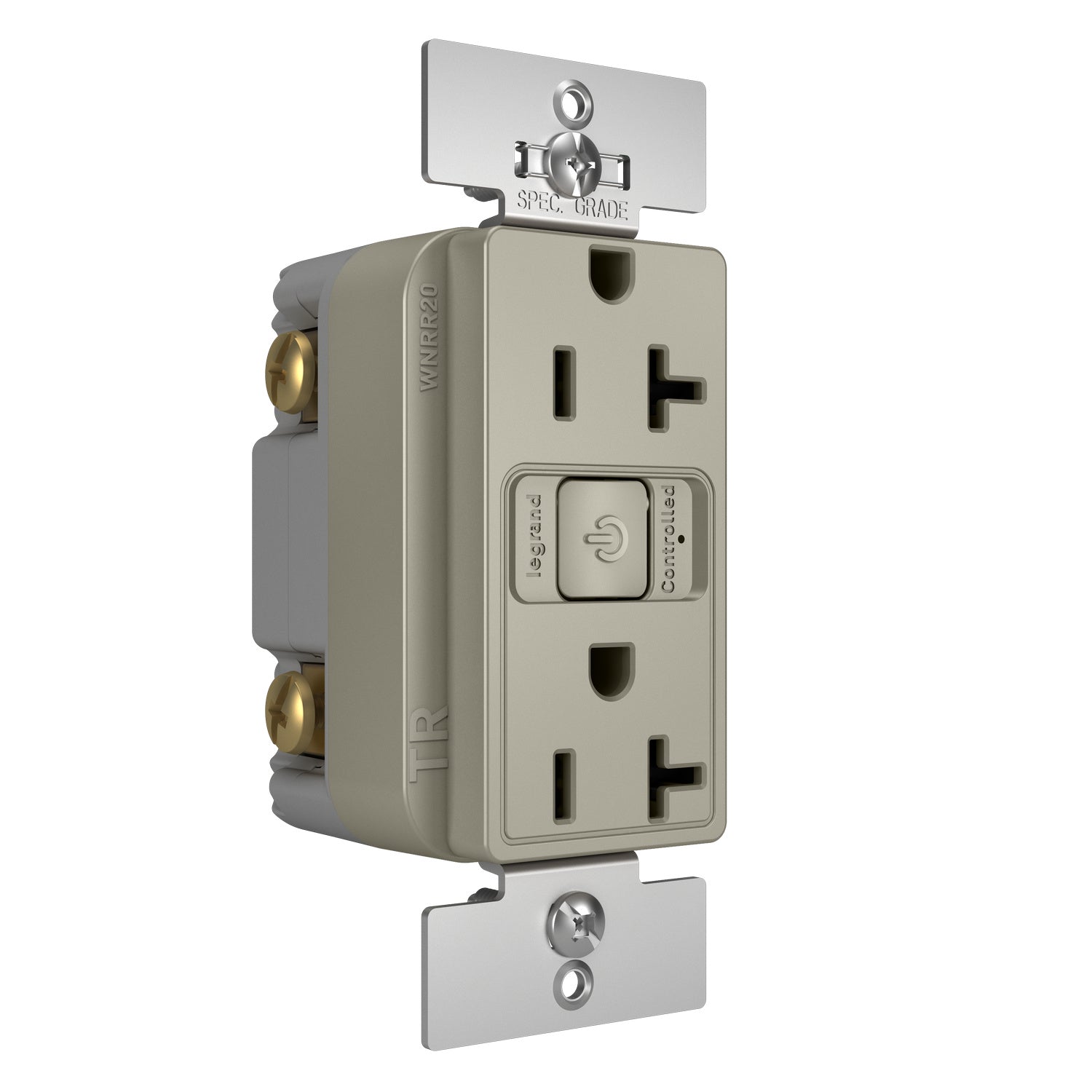 Legrand - WNRR20NI - Smart 20A Outlet with Netatmo - radiant - Nickel