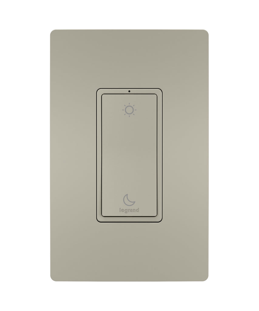 Legrand - WNRL43NI - Wireless Wake/Sleep Smart Switch, with Netatmo - radiant - Nickel