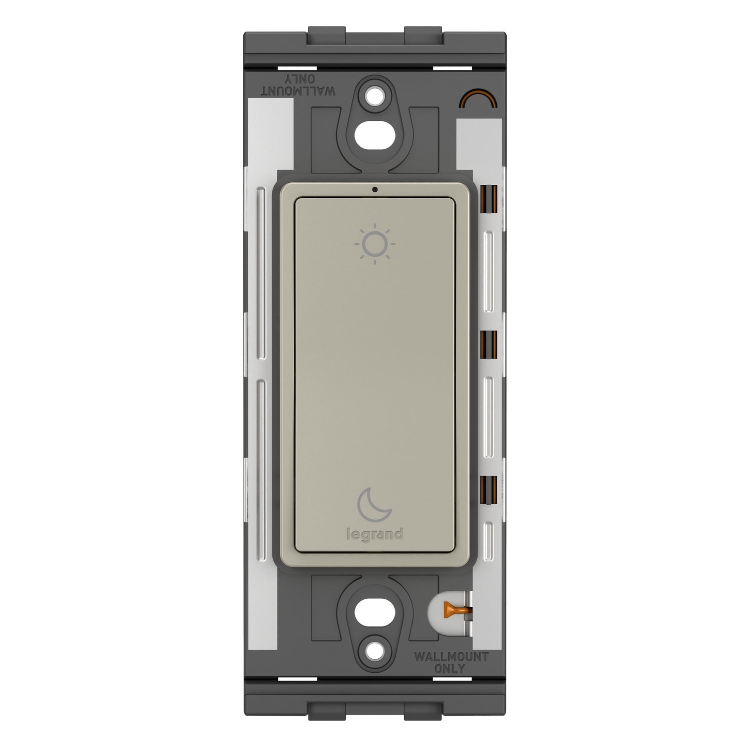 Legrand - WNRL43NI - Wireless Wake/Sleep Smart Switch, with Netatmo - radiant - Nickel