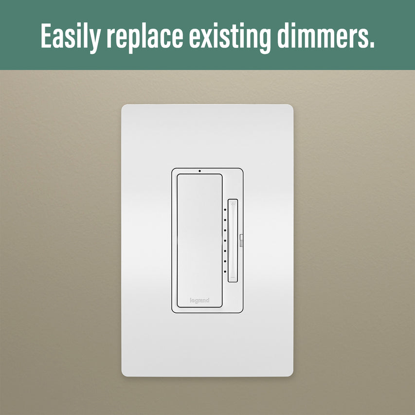 Legrand - WNRL50WH - Smart Tru-Universal Dimmer with Netatmo - radiant - White