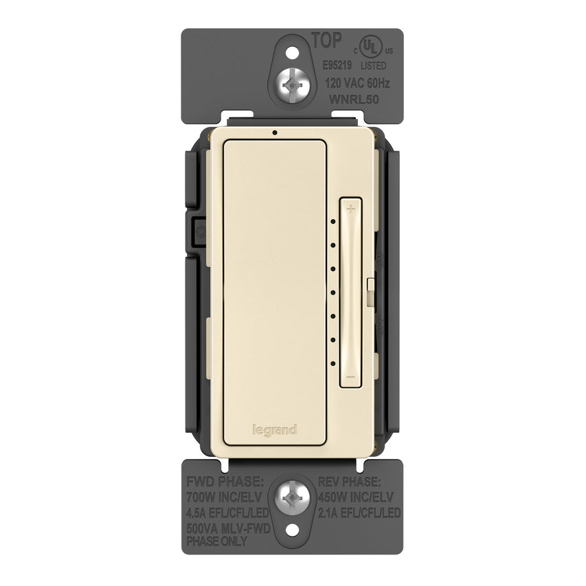 Legrand - WNRL50LA - Smart Tru-Universal Dimmer with Netatmo - radiant - Light Almond