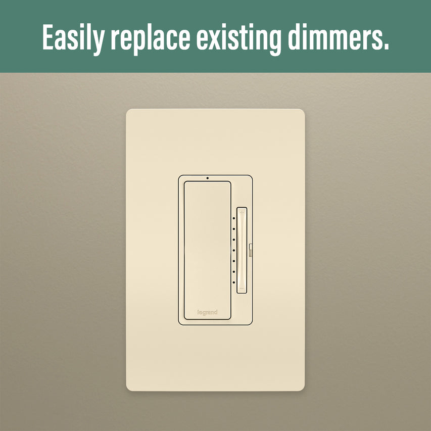 Legrand - WNRL50LA - Smart Tru-Universal Dimmer with Netatmo - radiant - Light Almond