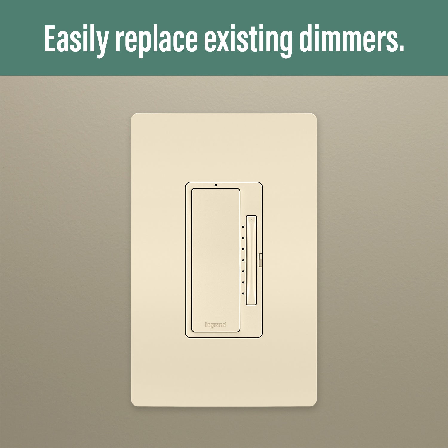 Legrand - WNRL50LA - Smart Tru-Universal Dimmer with Netatmo - radiant - Light Almond