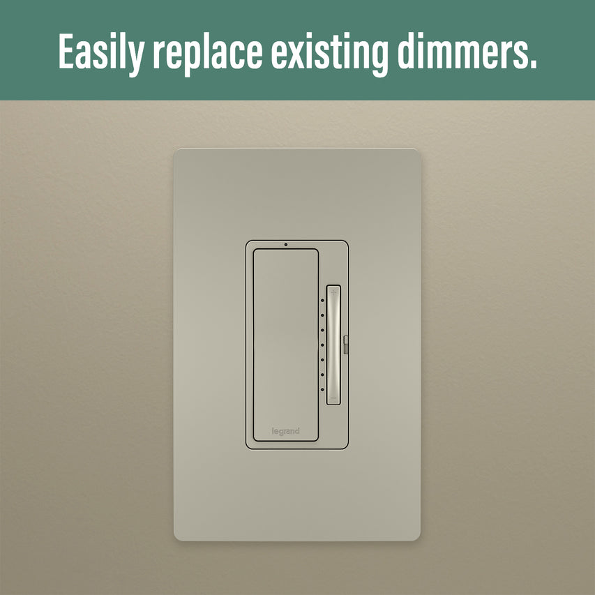 Legrand - WNRL50NI - Smart Tru-Universal Dimmer with Netatmo - radiant - Nickel
