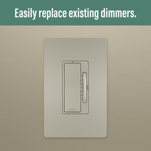 Legrand - WNRL50NI - Smart Tru-Universal Dimmer with Netatmo - radiant - Nickel