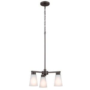 Kichler - 52435OZ - Three Light Chandelier - Stamos - Olde Bronze