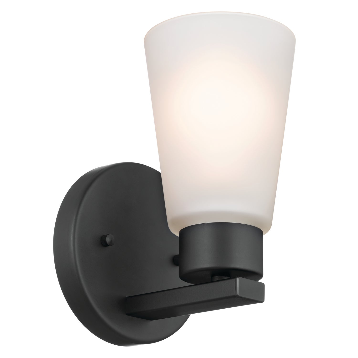 Kichler - 52437BK - One Light Wall Sconce - Stamos - Black