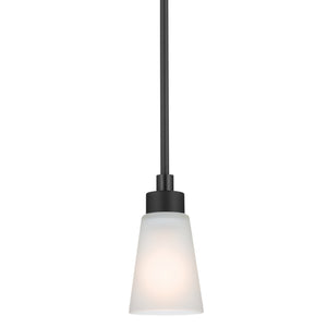 Kichler - 52444BK - One Light Mini Pendant - Erma - Black