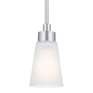 Kichler - 52444NI - One Light Mini Pendant - Erma - Brushed Nickel