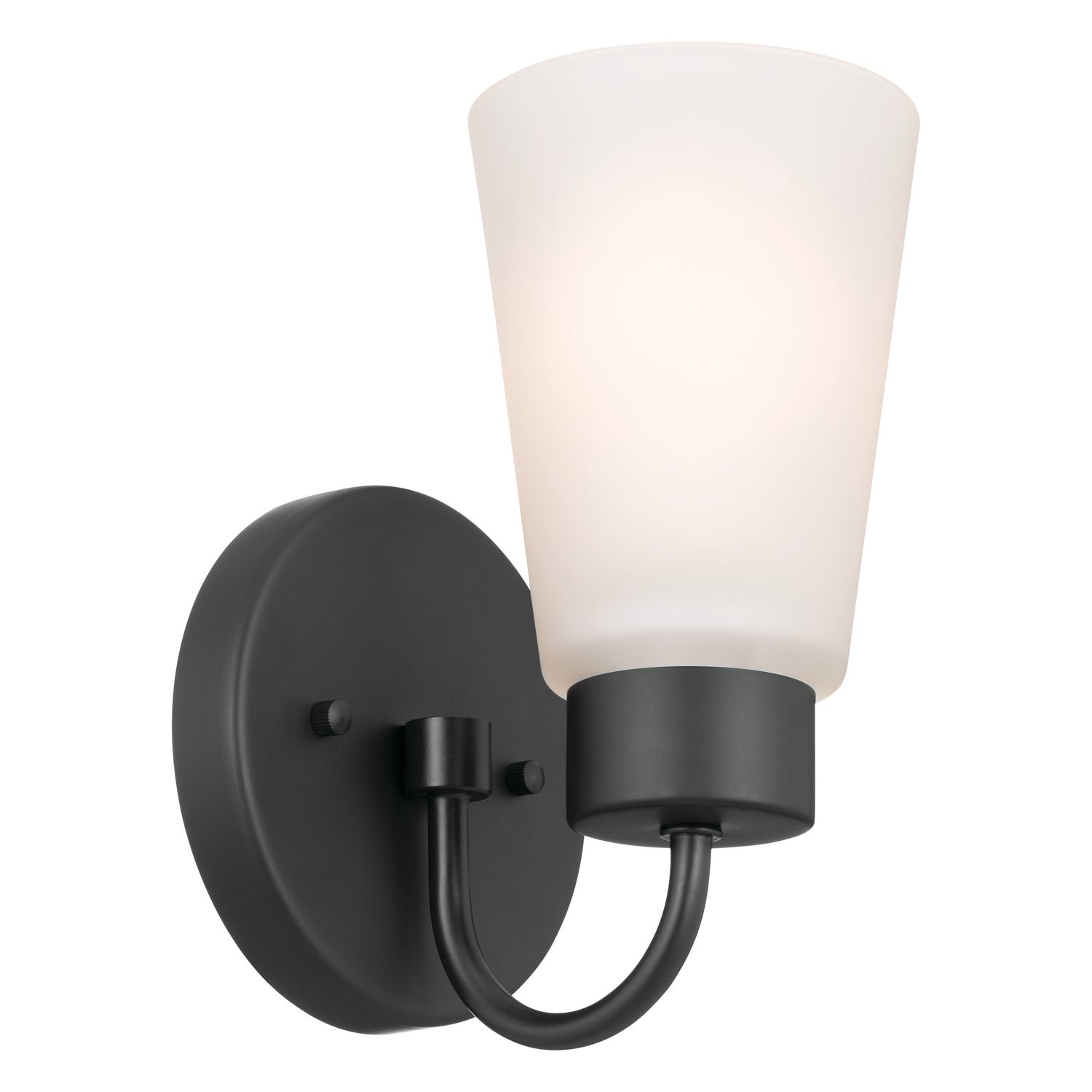 Kichler - 52445BK - One Light Wall Sconce - Erma - Black