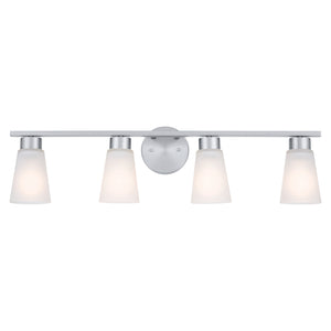 Kichler - 55122NI - Four Light Bath - Stamos - Brushed Nickel