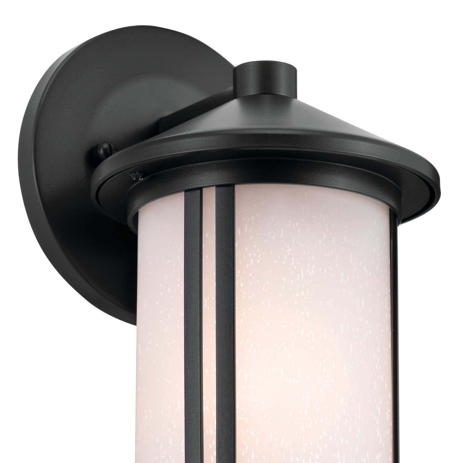 Kichler - 59098BK - One Light Outdoor Wall Mount - Lombard - Black