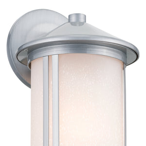 Kichler - 59099BA - One Light Outdoor Wall Mount - Lombard - Brushed Aluminum