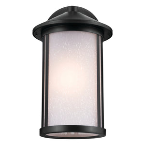 Kichler - 59100BK - One Light Outdoor Wall Mount - Lombard - Black