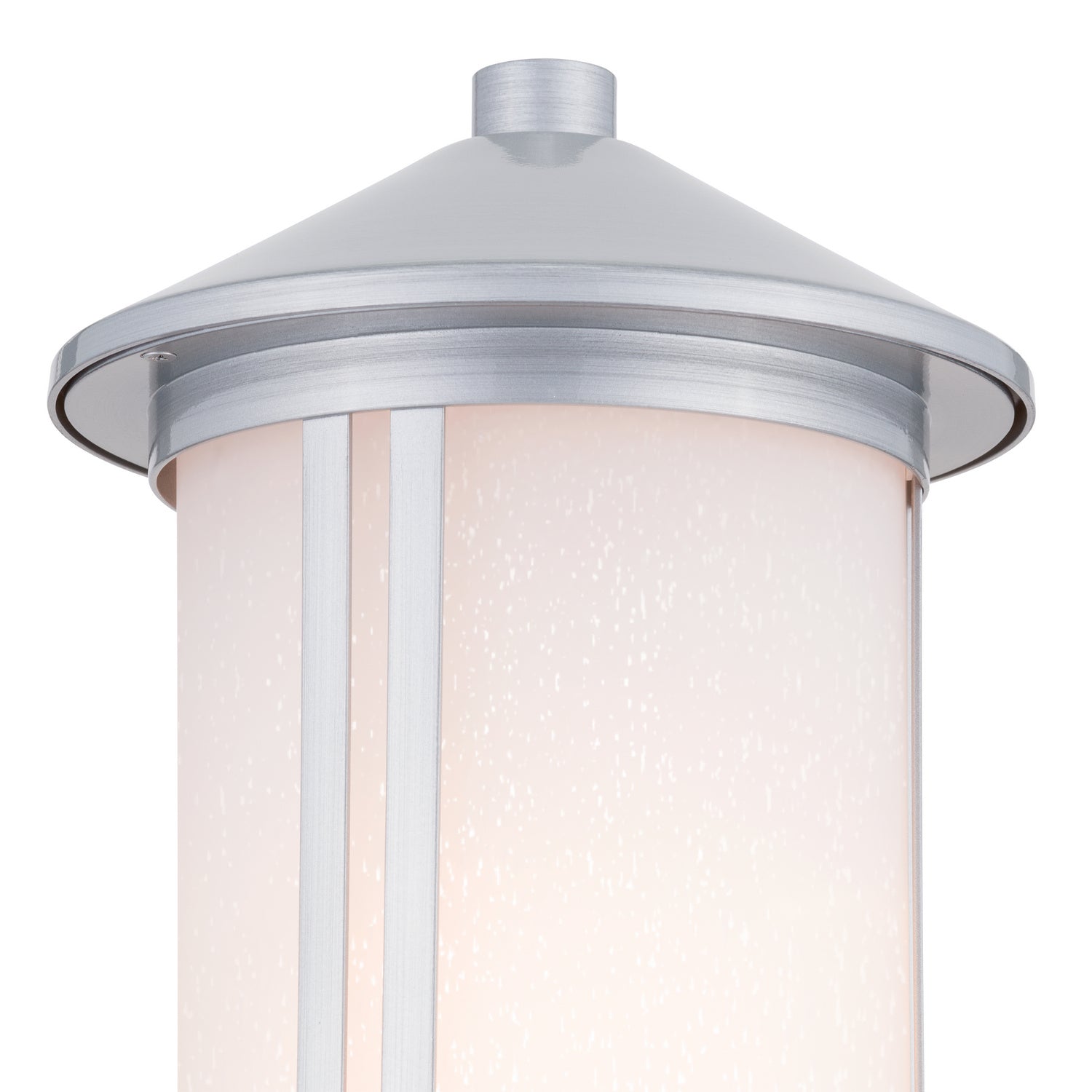 Kichler - 59101BA - One Light Outdoor Post Lantern - Lombard - Brushed Aluminum