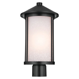 Kichler - 59101BK - One Light Outdoor Post Lantern - Lombard - Black