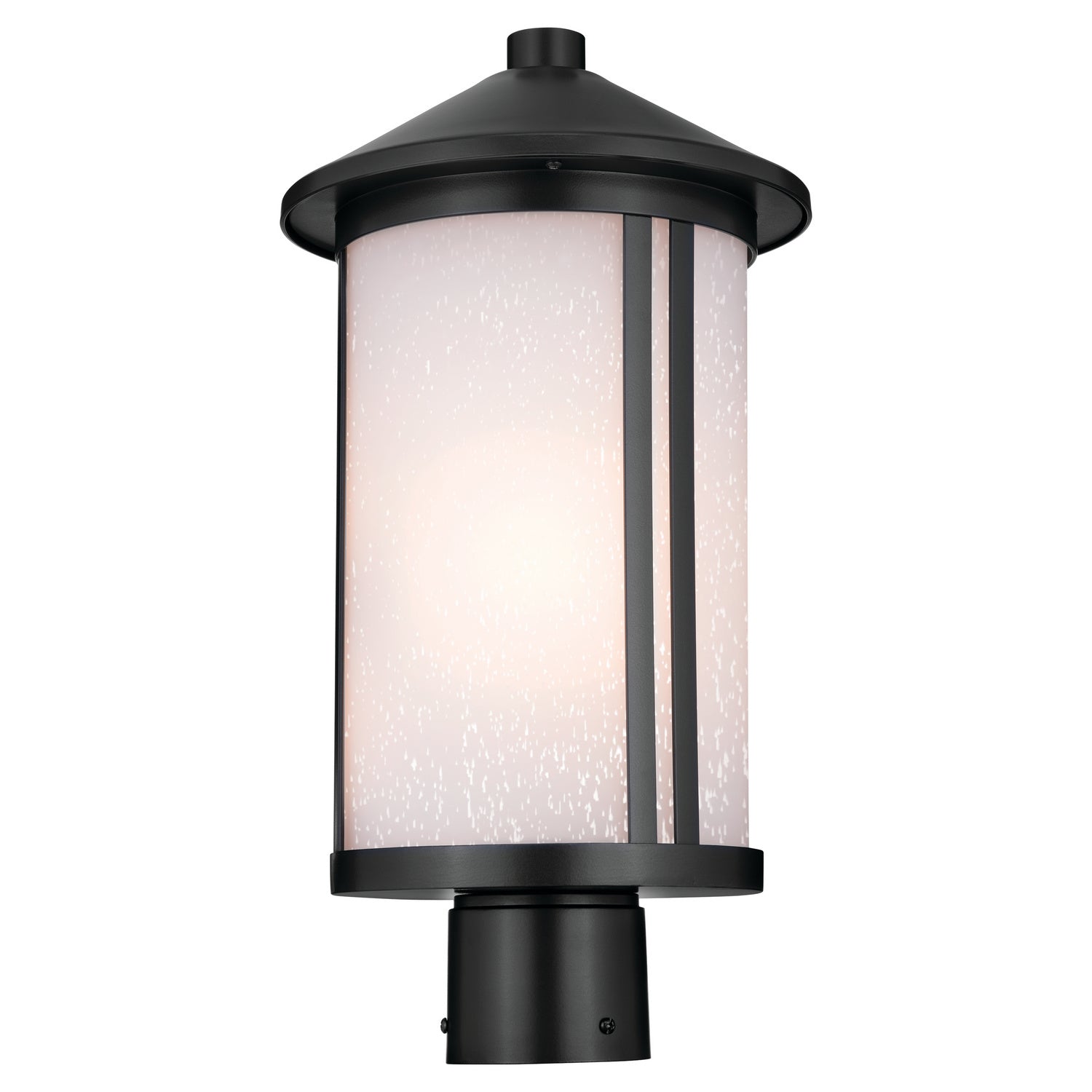 Kichler - 59101BK - One Light Outdoor Post Lantern - Lombard - Black