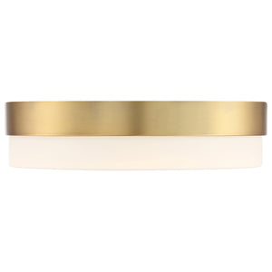 Access - 20825LEDD-ABB/OPL - LED Flush Mount - Roma - Antique Brushed Brass