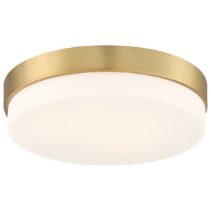 Access - 20825LEDD-ABB/OPL - LED Flush Mount - Roma - Antique Brushed Brass