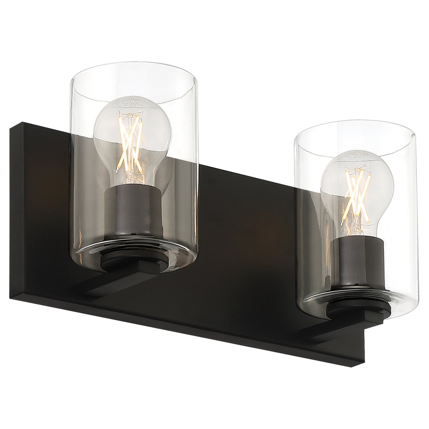 Access - 62581LEDDLP-MBL/CLR - LED Vanity Fixture - Oslo - Matte Black