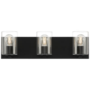 Access - 62582LEDDLP-MBL/CLR - LED Vanity Fixture - Oslo - Matte Black