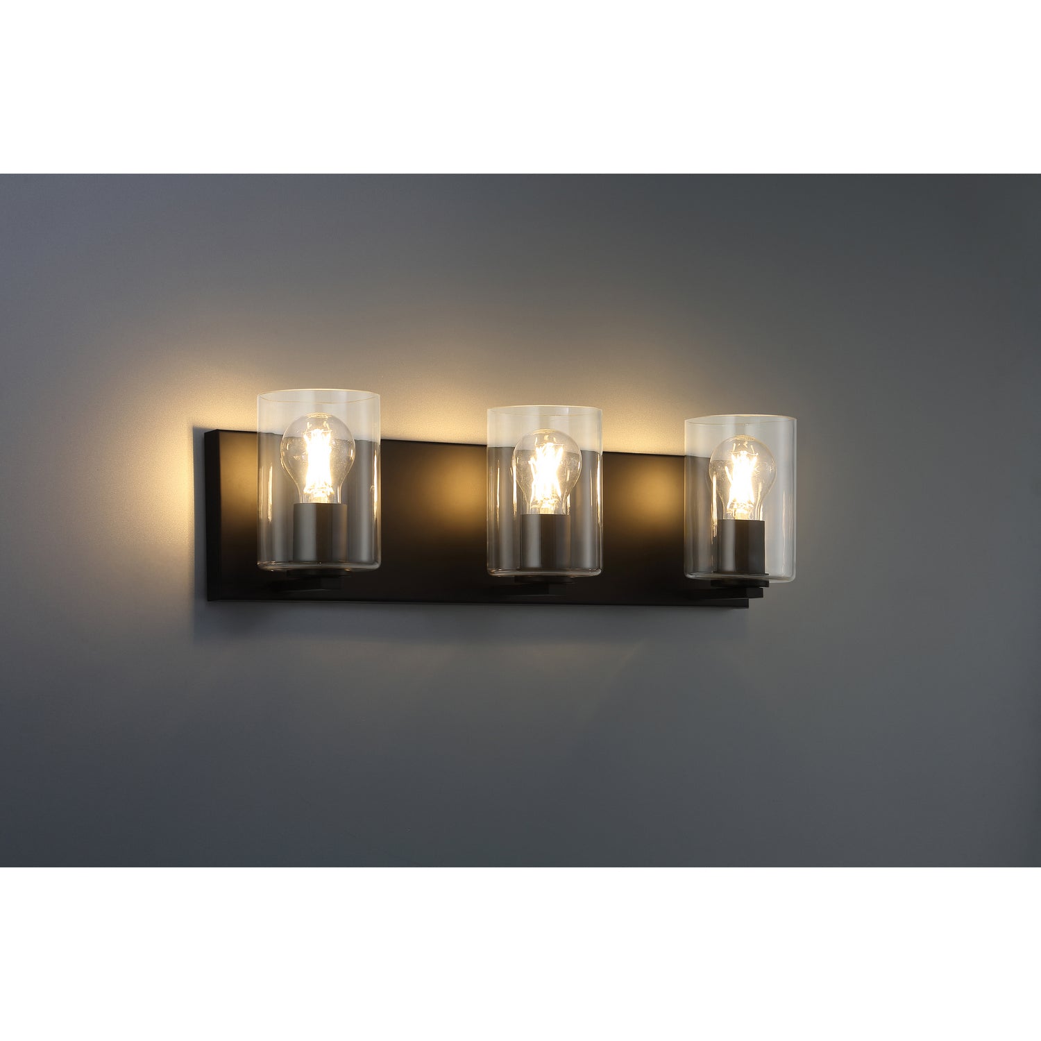 Access - 62582LEDDLP-MBL/CLR - LED Vanity Fixture - Oslo - Matte Black