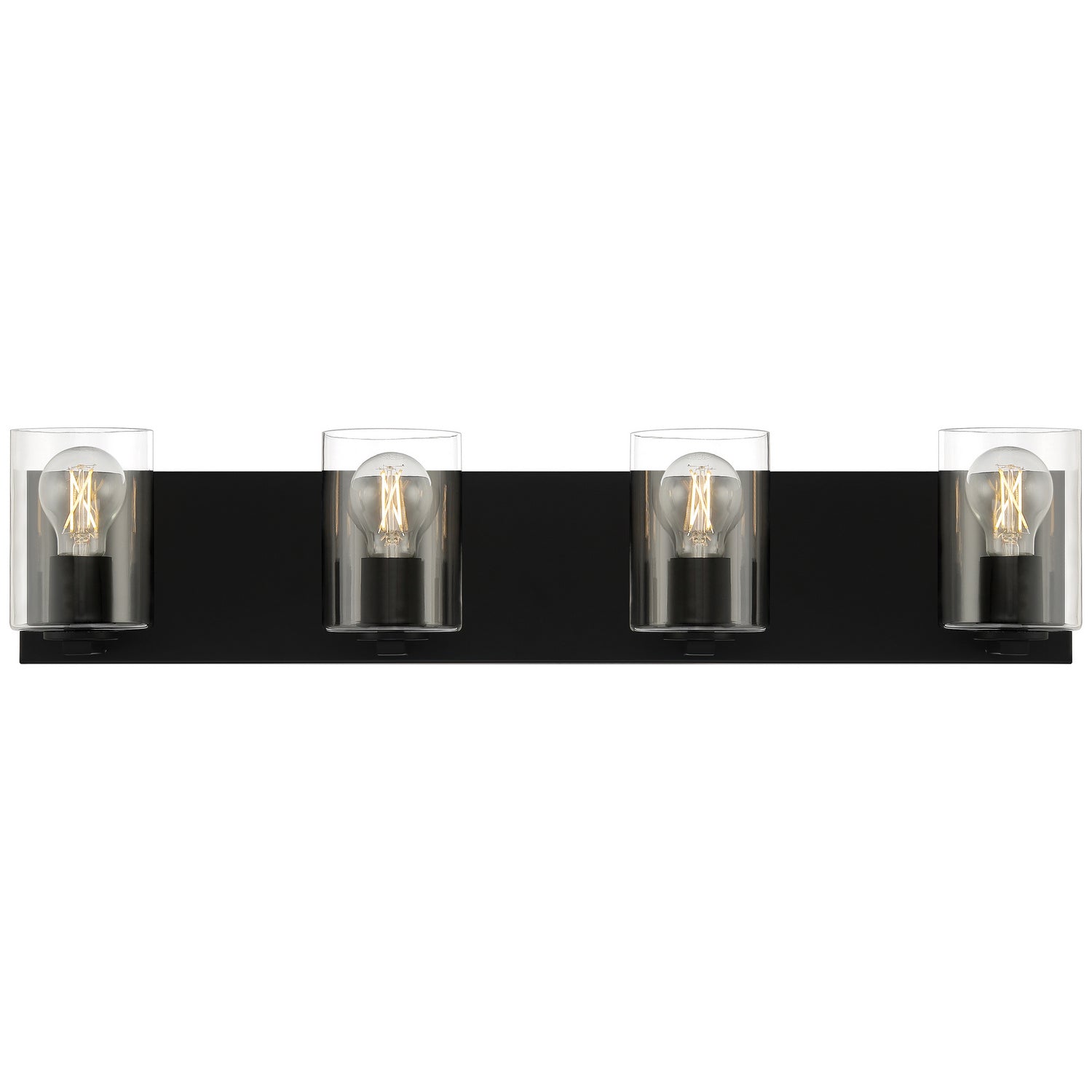 Access - 62583LEDDLP-MBL/CLR - LED Vanity Fixture - Oslo - Matte Black