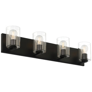 Access - 62583LEDDLP-MBL/CLR - LED Vanity Fixture - Oslo - Matte Black