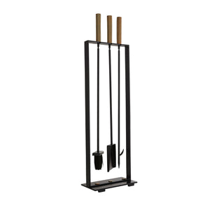 Arteriors - 2112 - Fireplace Tool Set - Landt - Blackened Iron