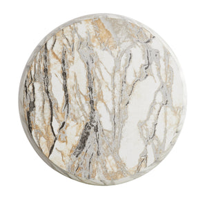 Arteriors - 5117 - Side Table - Kenmore - Mojave Faux Marble