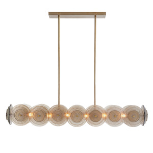 Arteriors - 82012 - 12 Light Chandelier - Kinlee - Antique Brass