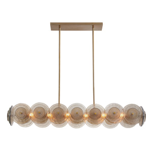 Arteriors - 82012 - 12 Light Chandelier - Kinlee - Antique Brass