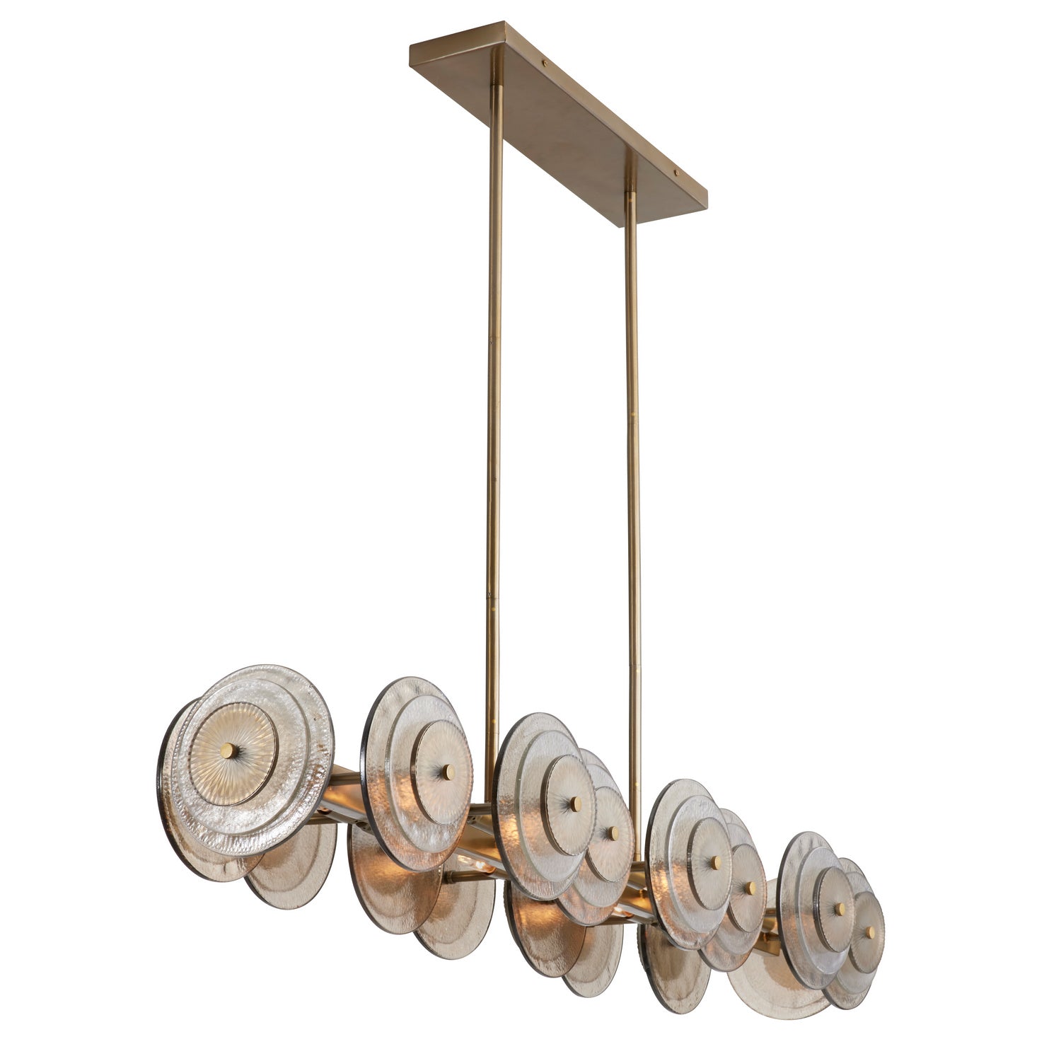 Arteriors - 82012 - 12 Light Chandelier - Kinlee - Antique Brass