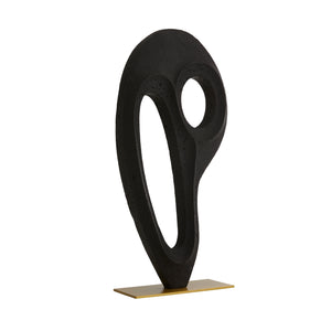 Arteriors - 9122 - Sculpture - Kenly - Charcoal