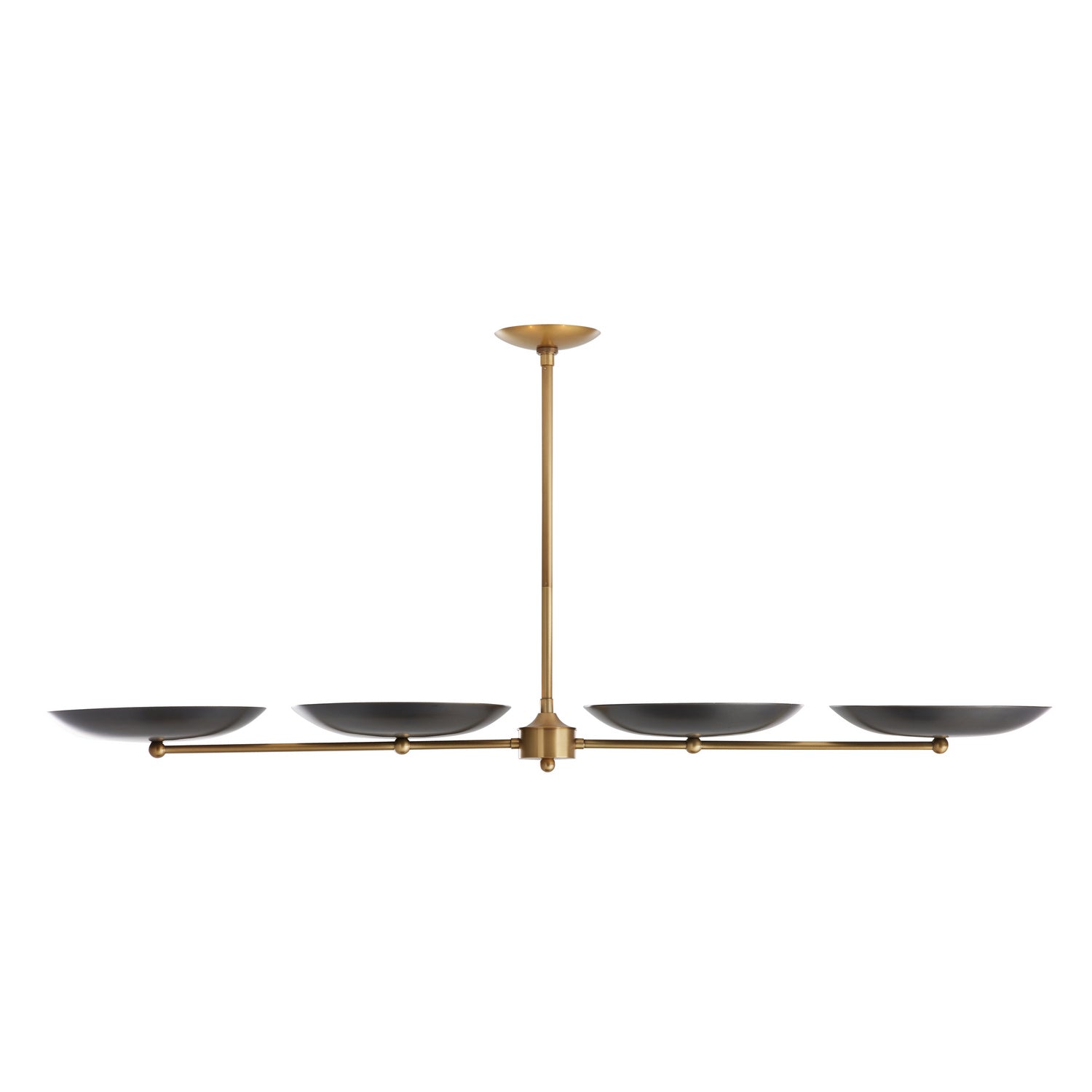 Arteriors - 89015 - Four Light Chandelier - Griffith - Bronze