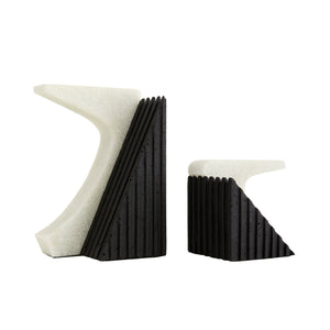 Arteriors - 9112 - Bookends, Set of 2 - Jordono - Ivory