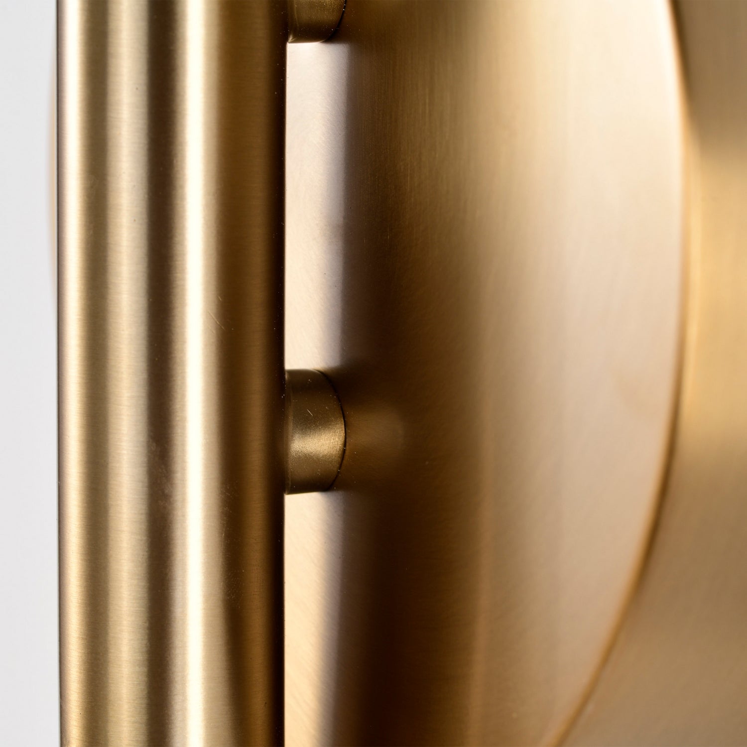 Nuvo Lighting - 60-7392 - One Light Wall Sconce - Trilby - Matte White / Burnished Brass