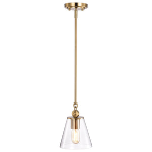 Nuvo Lighting - 60-7410 - One Light Pendant - Dover - Vintage Brass