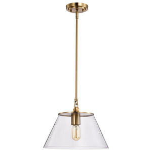 Nuvo Lighting - 60-7413 - One Light Pendant - Dover - Vintage Brass