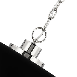 Nuvo Lighting - 60-7488 - One Light Pendant - Colony - Matte Black / Polished Nickel