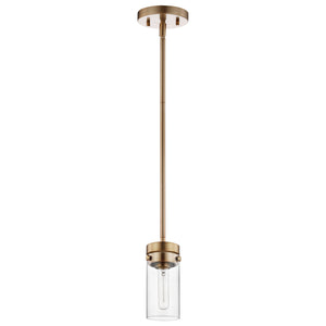 Nuvo Lighting - 60-7529 - One Light Mini Pendant - Intersection - Burnished Brass